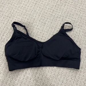 Black maternity sports bra size XL